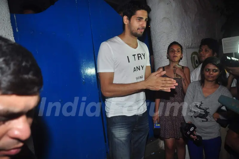Sidharth Malhotra at Deepika's Success Bash for Piku!
