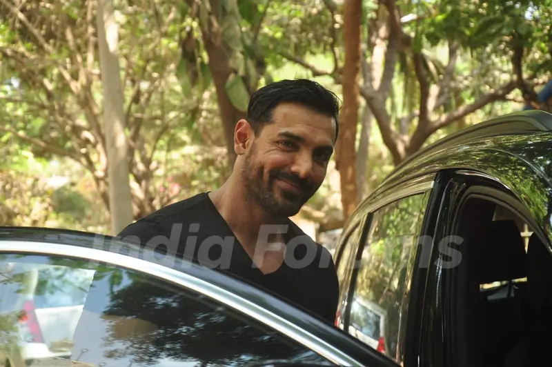 John Abraham Snapped With Nishikant Kamat