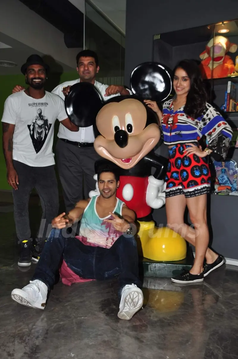 Mickey Mouse comes to Promote ABCD 2