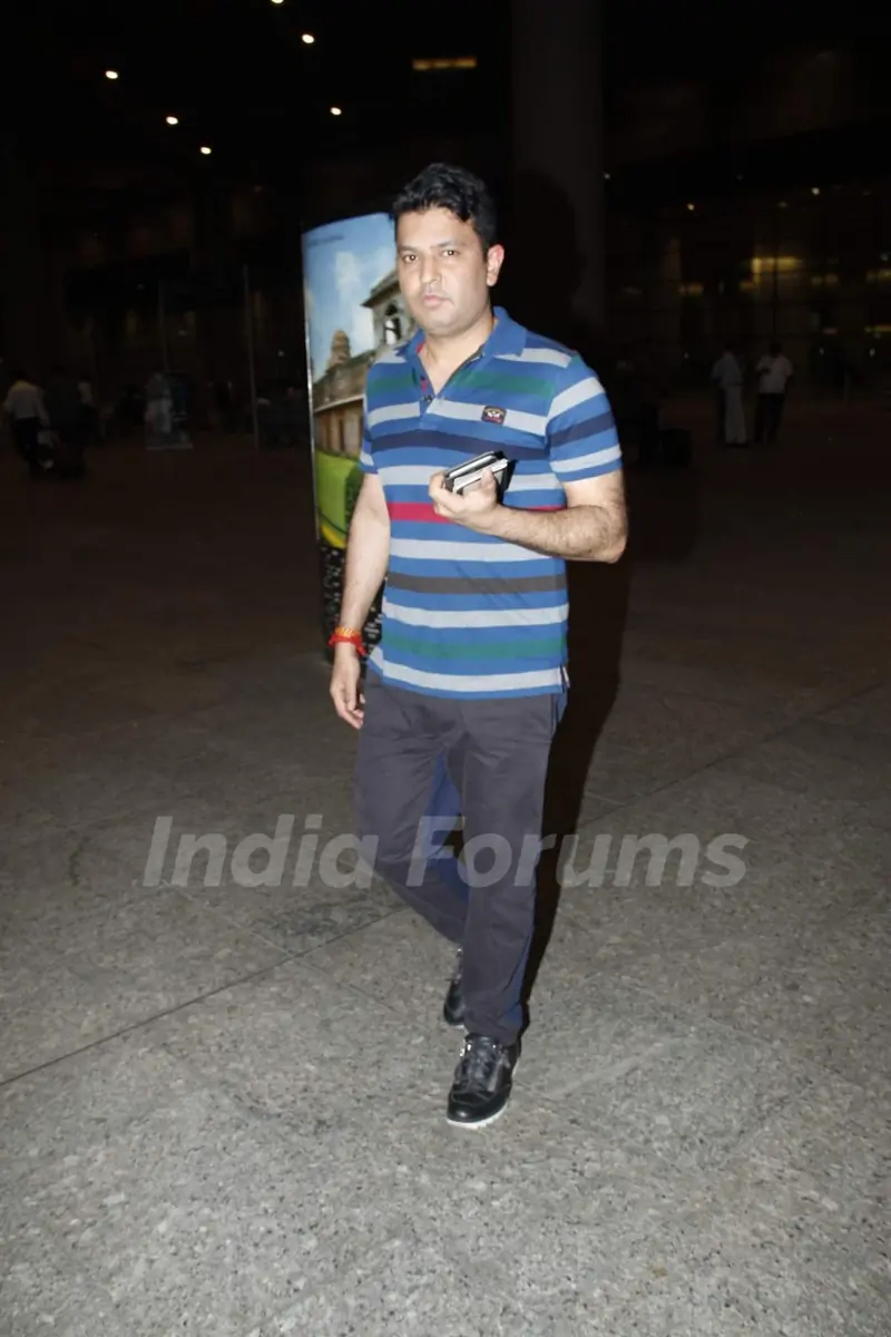 bhushan Kumar Snapped at Airport