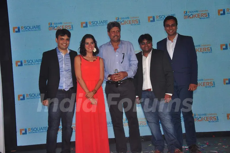 Mini Mathur and Kapil Dev at R Square Event