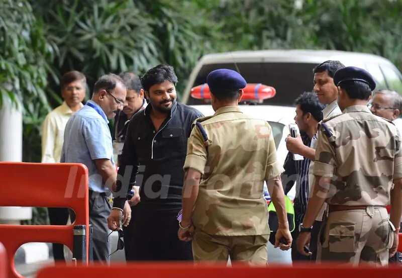 Babul Supriyo was snapped at Airport