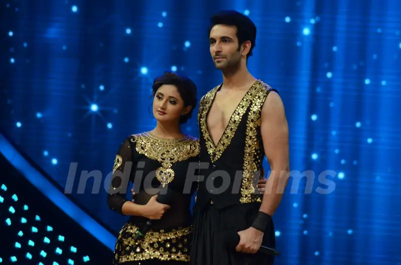 Nandish and Rashmi on Nach Baliye 7
