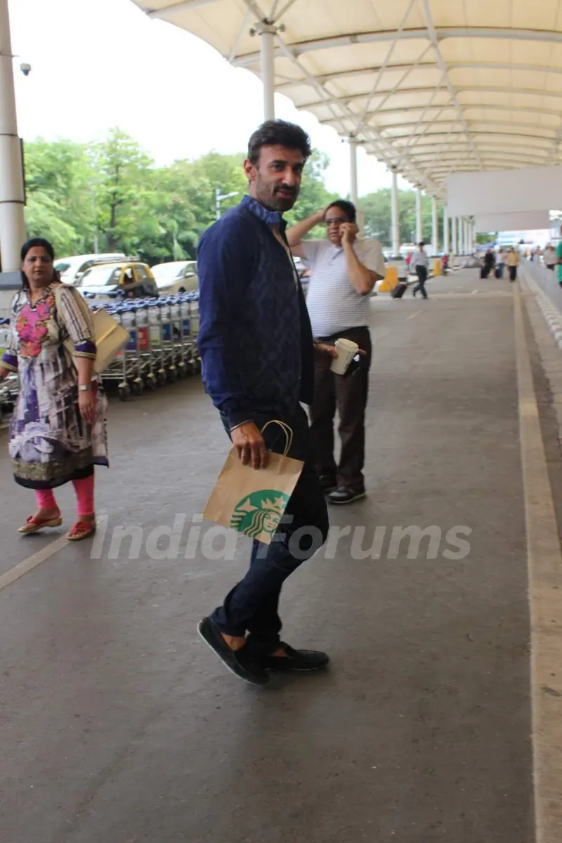 Rahul Dev Snapped at Airport