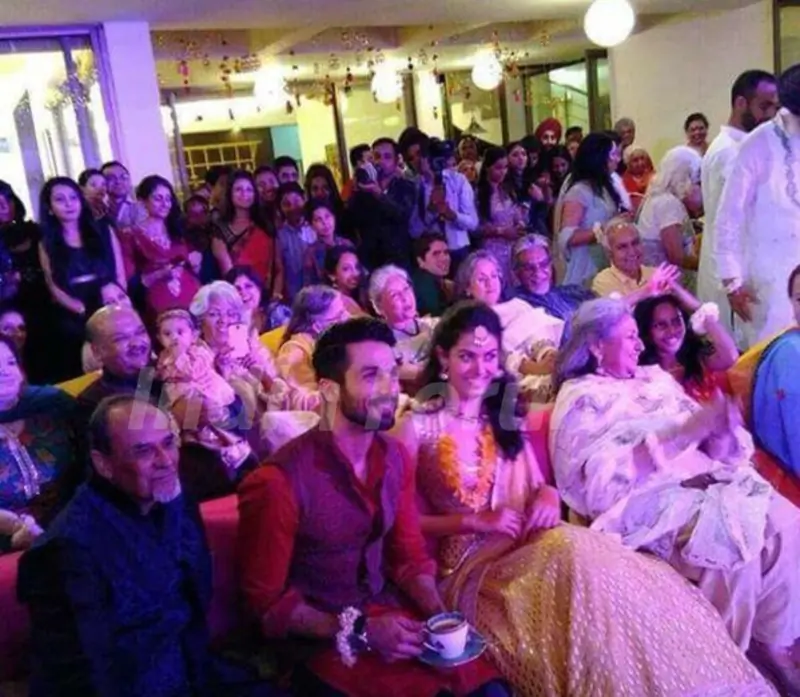 The Happy Couple Shahid Kapoor and Mira Rajput Enjoys Sangeet!