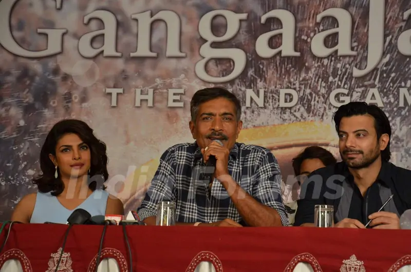 Prakash Jha interacts with the media at the Press Conference of GangaaJal 2 in Bhopal