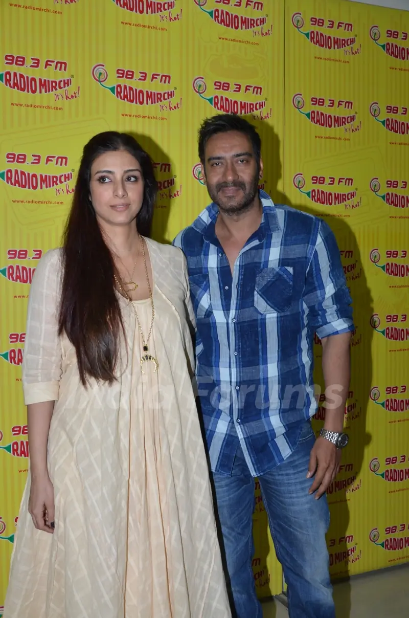 Promotions of Drishyam at Radio Mirchi 98.3
