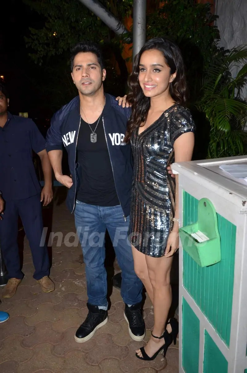 Varun Dhawana and Shraddha Kapoor's Success Bash for ABCD 2
