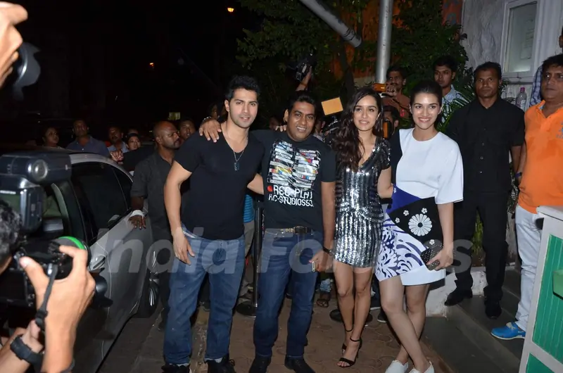 Varun, Shraddha and Kriti Sanon at Success Bash of ABCD 2