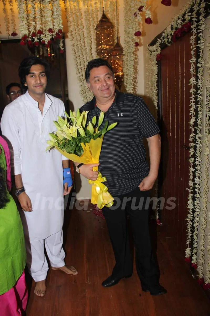 Rishi Kapoor at Javed Jaffery's Eid Bash!