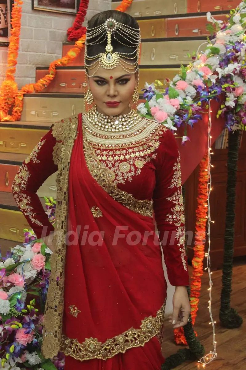 Rakhi Sawant on the Sets of Comedy Classes