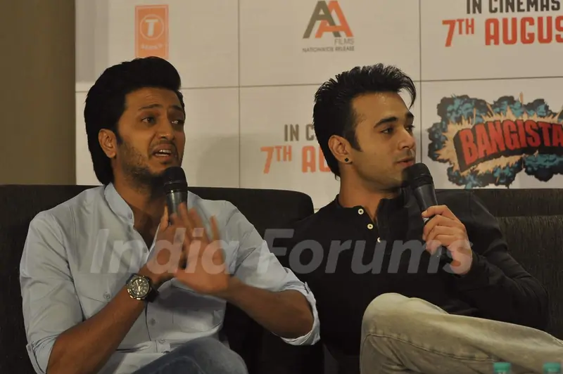 Riteish Deshmukh and Pulkit Samrat  for Promotions of Bangistan