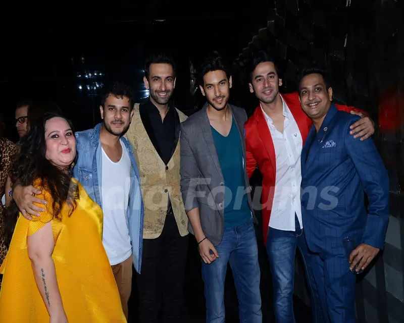Jay Soni, Nandish Sandhu,Shashank Vyas and Shivin Narang at Pankita and Arun Bash