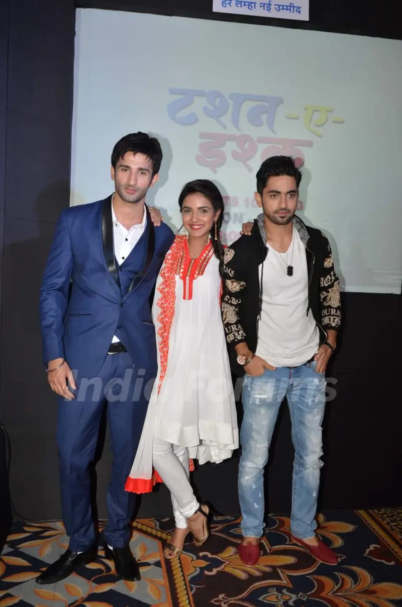 Sidhant Guota, Jasmin Bhasin and Zain Imam at Launch of Zee TV's New Show 'Tashan-e-Ishq'