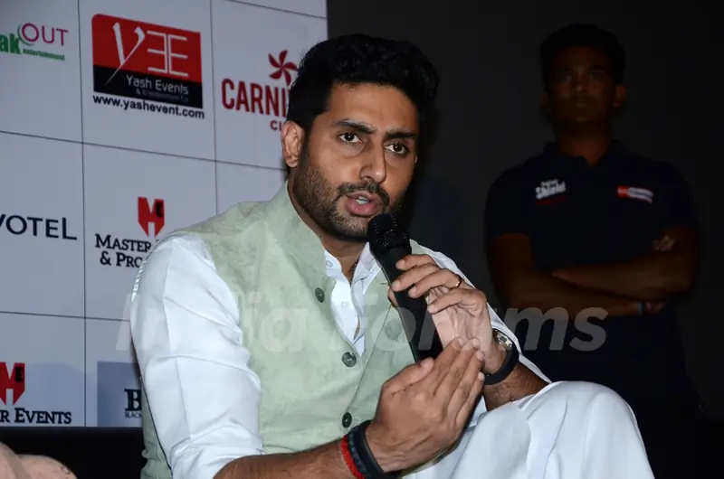 Abhishek Bachchan at Press Meet of All Is Well