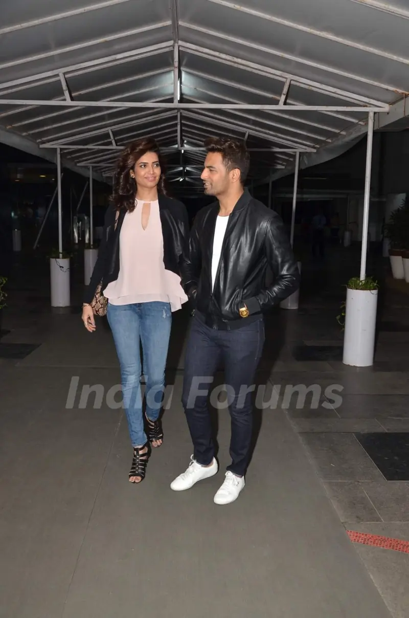 Karishma Tanna and Upen Patel Snapped