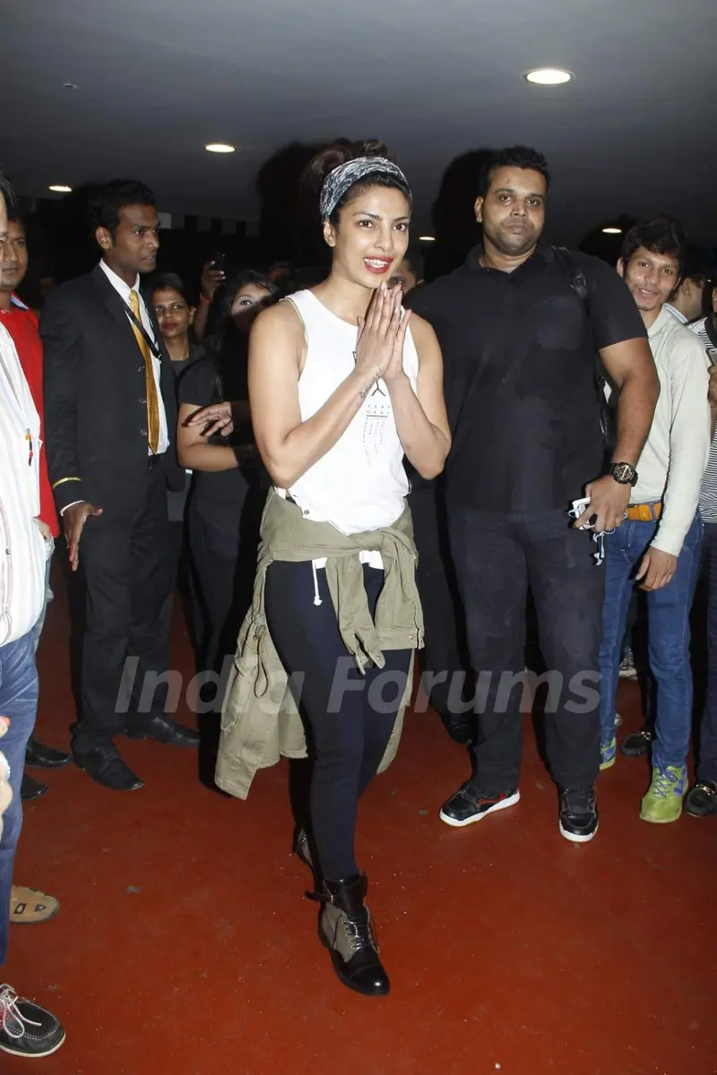 Priyanka Chopra Returns from Quantico Shoot
