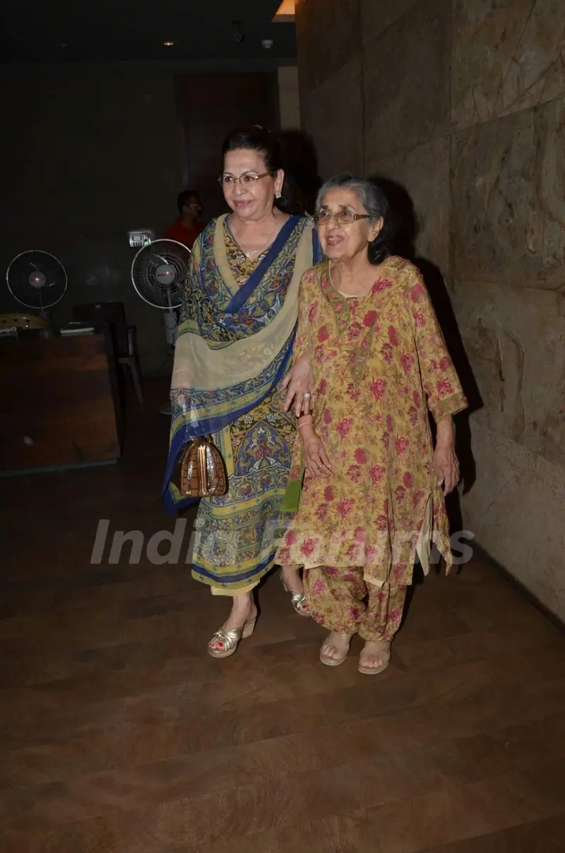 Helen and Shammi at Screening of Welcome Back