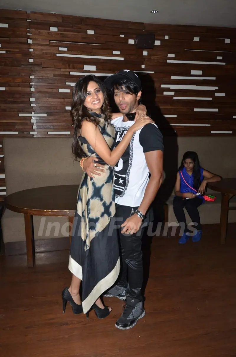 Karanvir Bohra and Sargun Mehta Pose Together at Birthday Bash