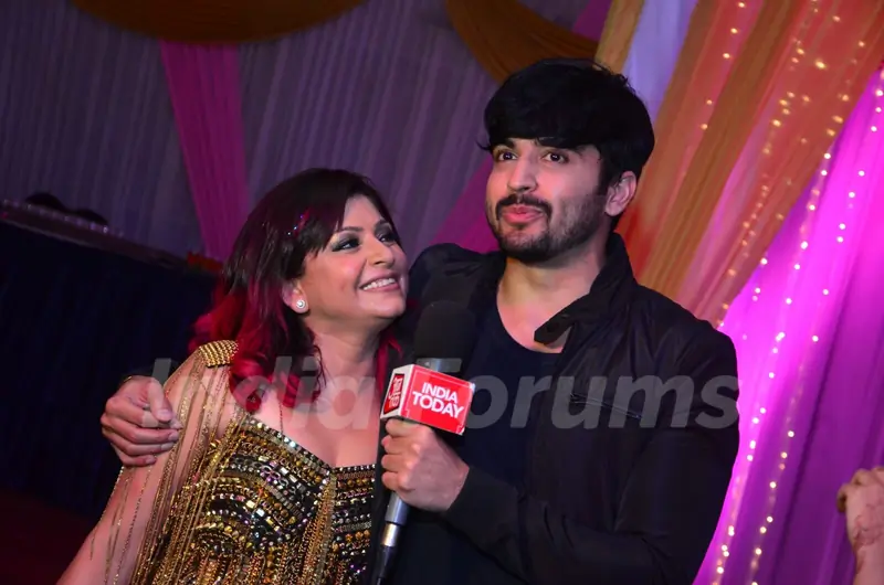 Dheeraj Dhoopar at Janvi Vora's Birthday Bash