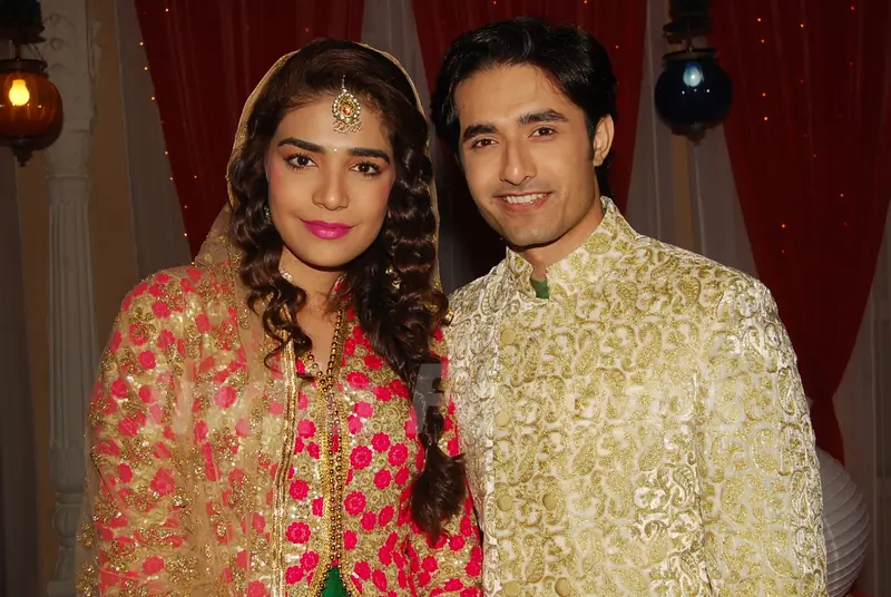 Anjum Fakih and Rafi Malik on The Sets of Tere Sheher Mein