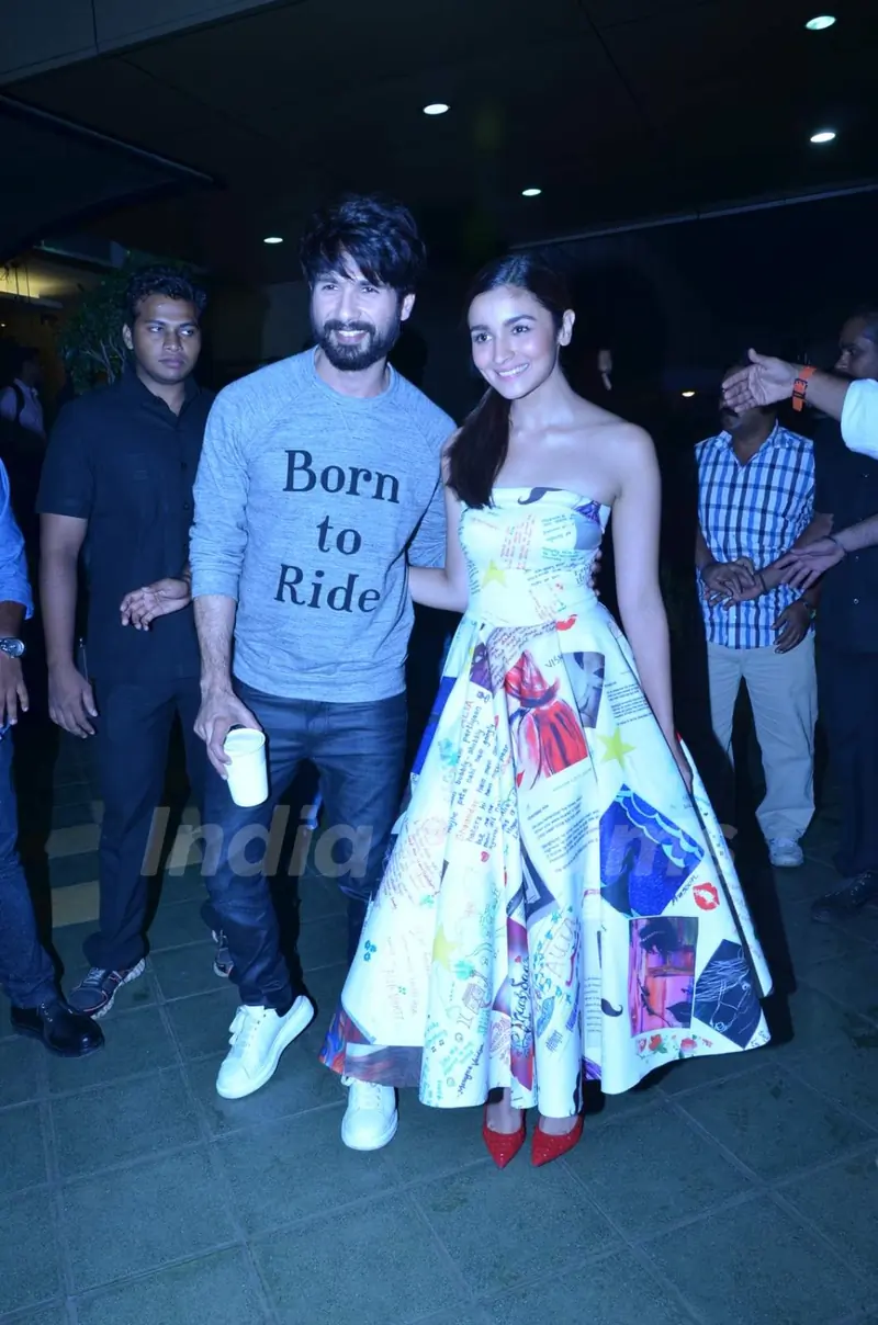 Shahid Kapoor and Alia Bhatt at Song Launch of Shaandaar