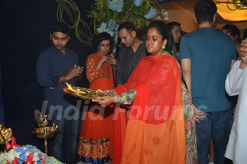 Arpita Khan Does Ganpati Pooja at Salman's Residence
