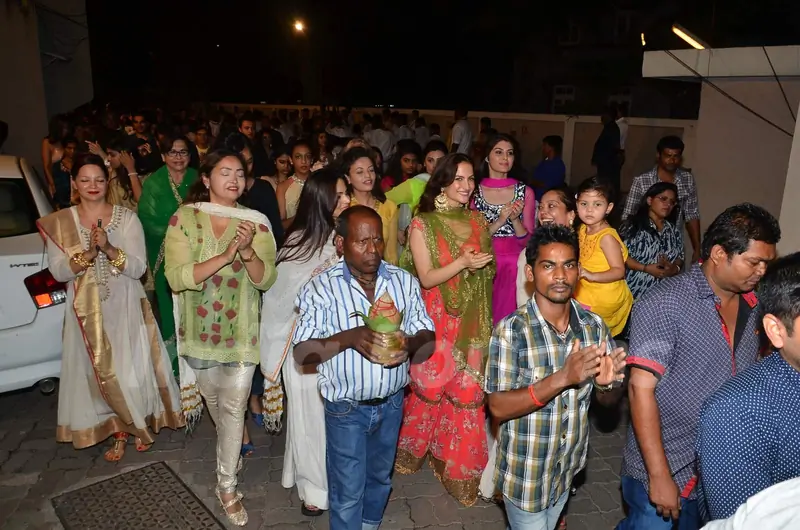 Salman Khan's Ganesh Visarjan Procession