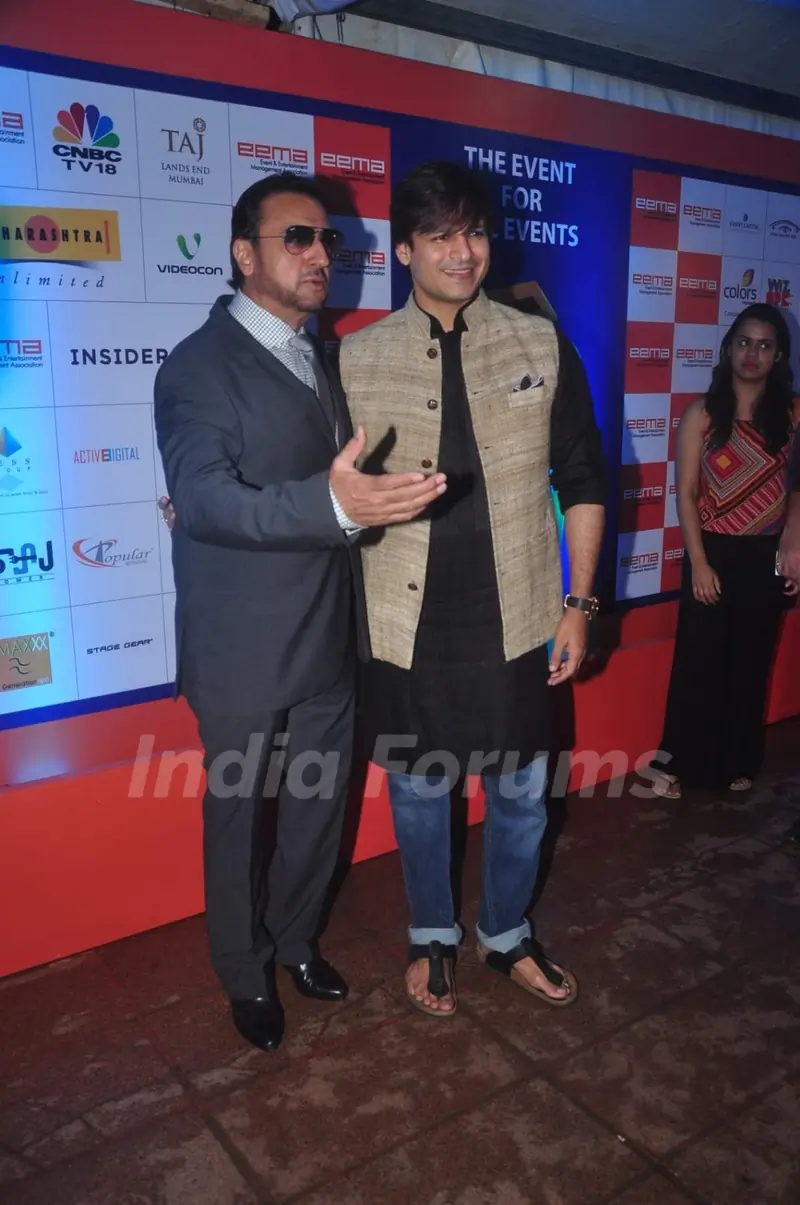 Vivek Oberoi and Gulshan Grover at the Glow Show Event