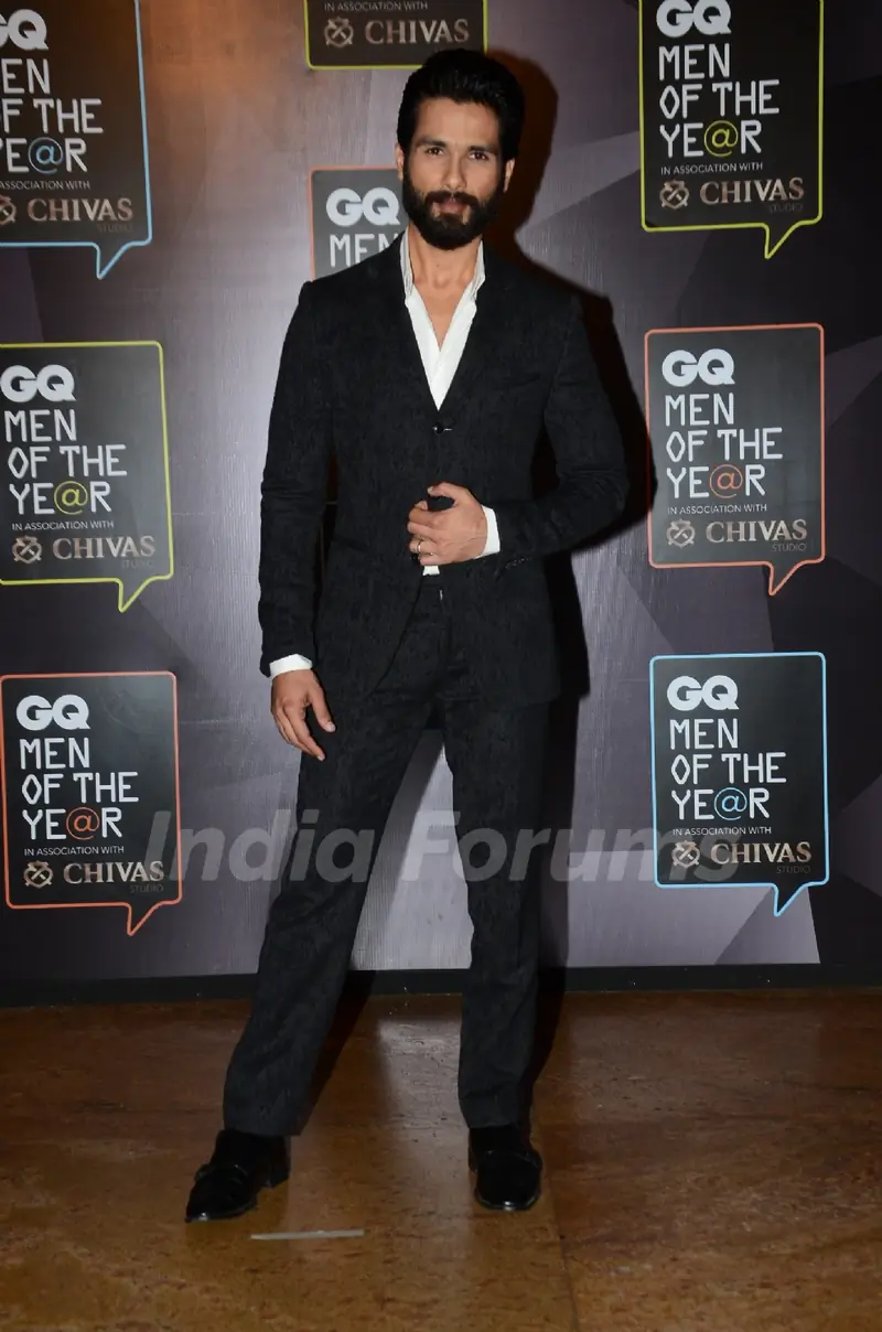 Shahid Kapoor at the GQ India Men of the Year Awards 2015