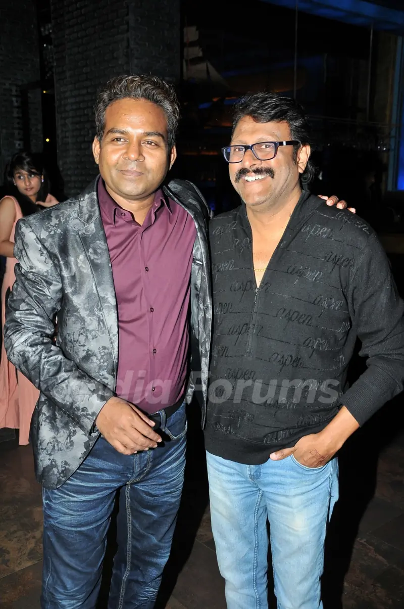 Girish Wankhede with Vijay Patkar at the Birthday Bash