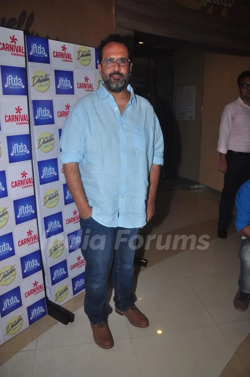 Anand Rai poses for the media at his Master Class