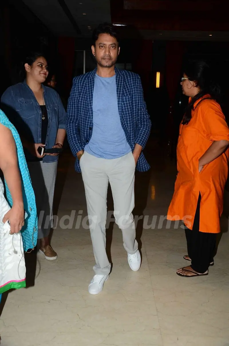 Irrfan Khan Promotes Jazbaa