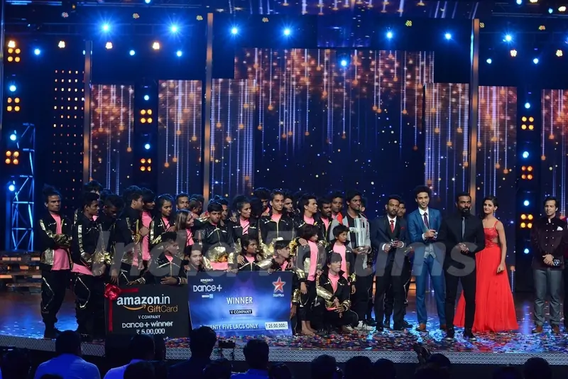 V Company Wins Dance Plus - Judges on the Stage