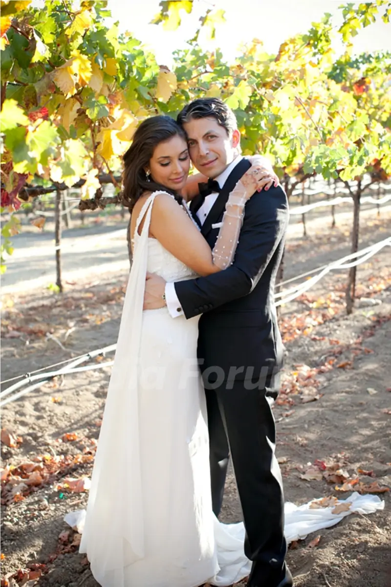 Lisa Ray with Jason Dehni