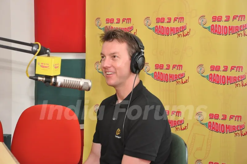 Brett Lee Goes Live on Radio Mirchi