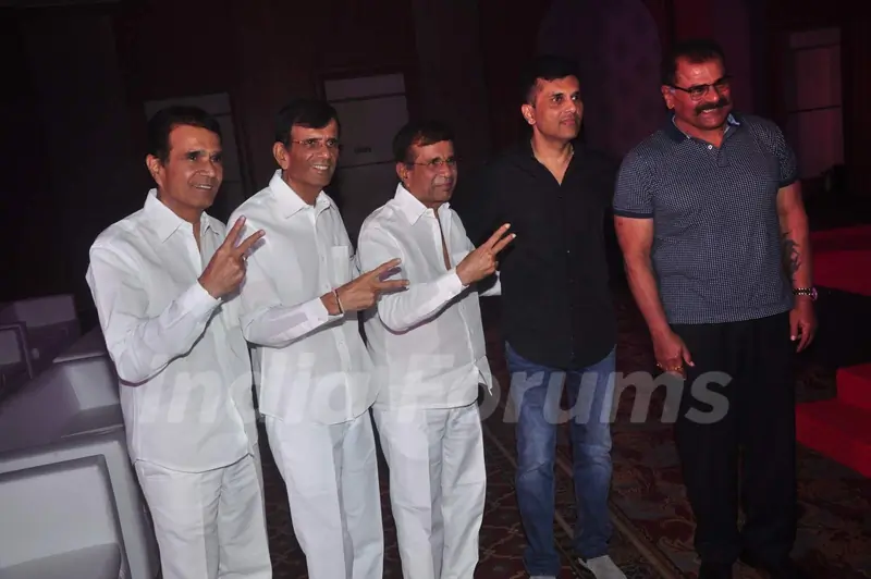 Abbas - Mustan - Hussain Burmawalla Trio and Sharat Saxena at Success Bash of Pyaar Ka Punchnama 2