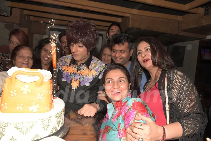 Cake Cutting of Rohit Verma's Birthday Bash