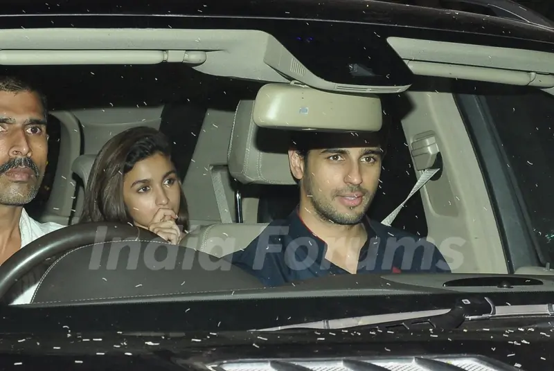 Sidharth Malhotra and Alia Bhatt at Exceed Entertainment's Diwali Bash