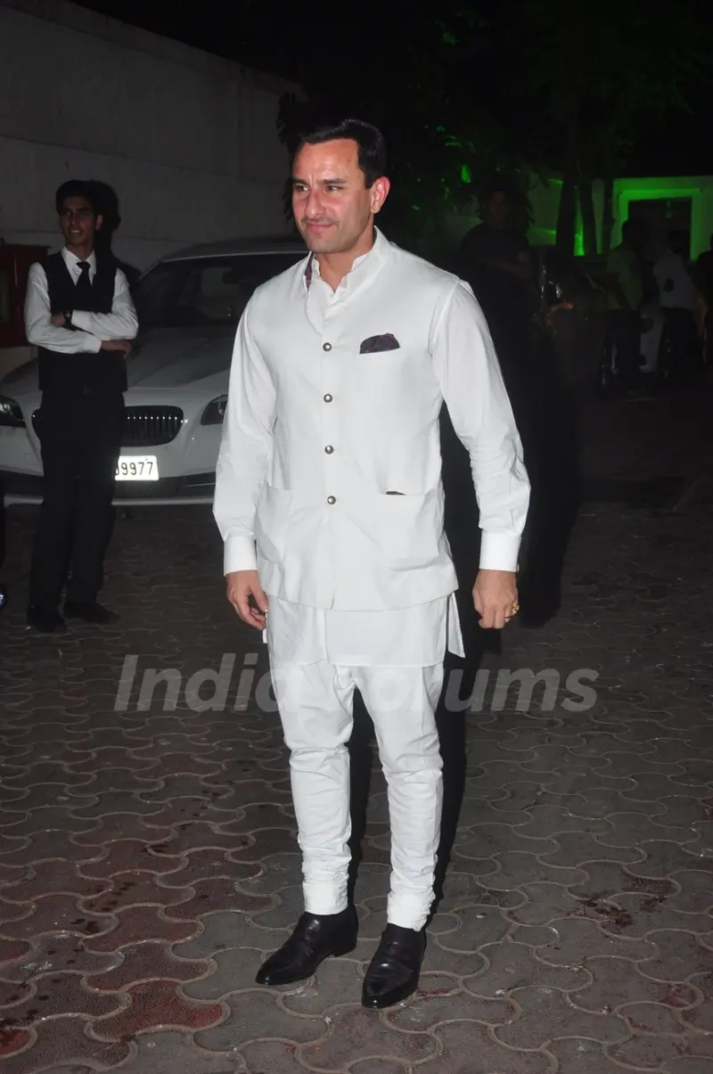 Saif Ali Khan at Shilpa Shetty's Diwali Bash