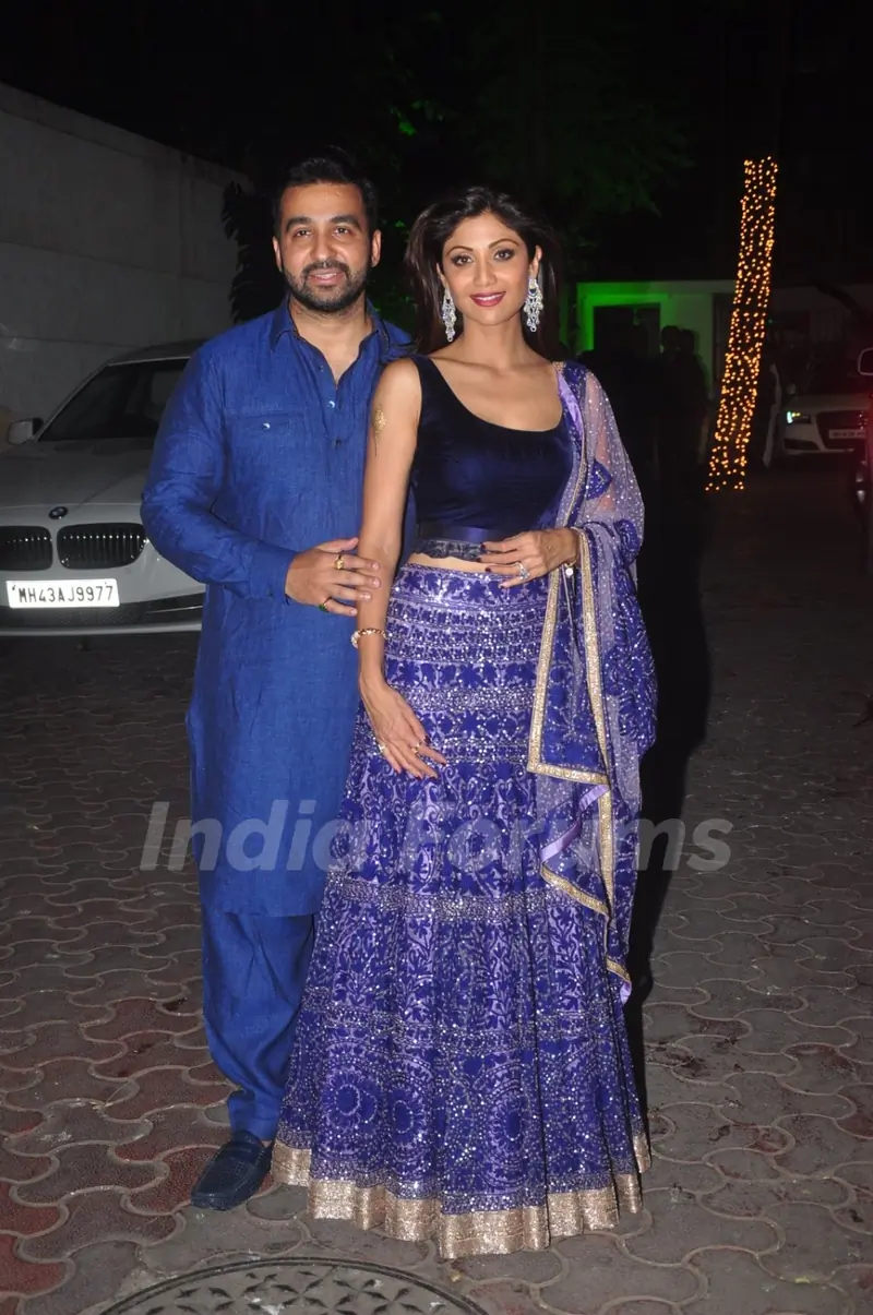 Raj Kunder and Shilpa Shetty hosted a Diwali Bash