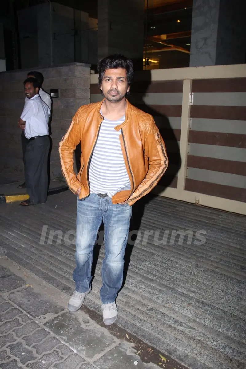 Nikhil Dwivedi at Manish Malhotra's Diwali Bash