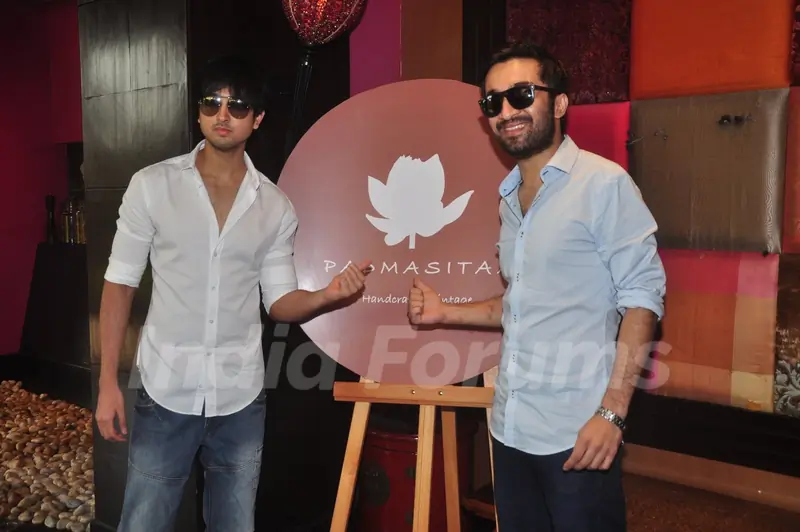 Priyank Sharma and Siddhanth Kapoor at Launch of Padmini Kolhapure's New Collection 'Padmasita'