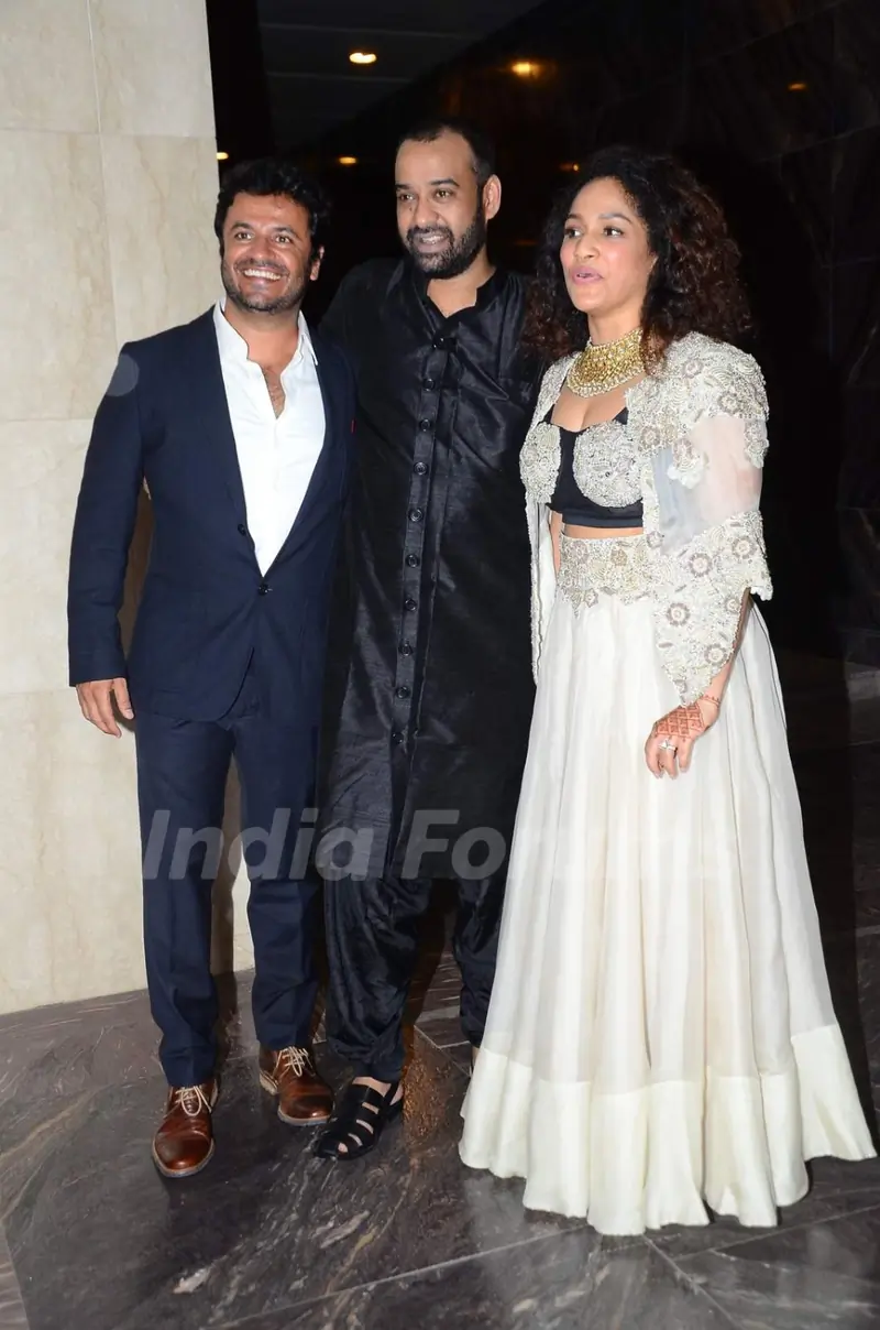 Vikas Bahl at Madhu Mantena and Masaba's Wedding Reception
