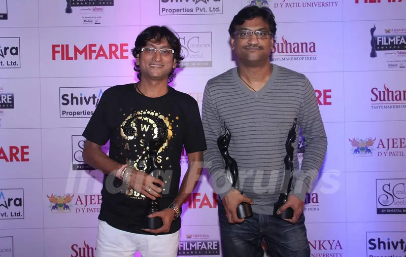 Ajay Atul at Filmfare Awards - Marathi 2015