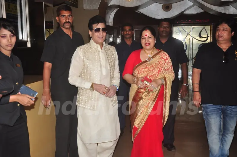 Jeetendra with Sunanda Shetty at Launch of Viaan Mobiles