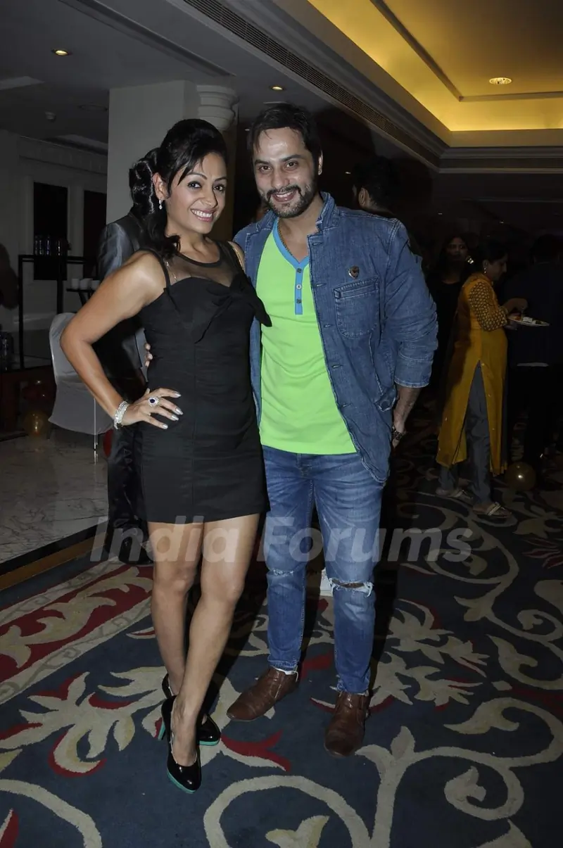 Saillesh Gulabani with wife Ashita at Saas Bahu Aur Saazish Anniversary