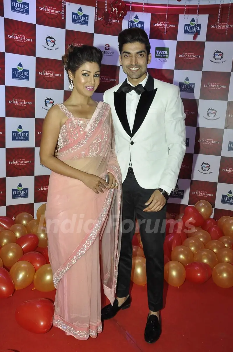 Gurmeet and Debina at Saas Bahu Aur Saazish Anniversary