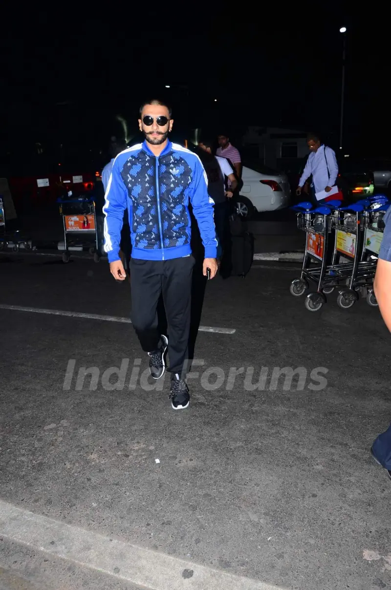 Ranveer Singh Leaves for Bhopal for Song Launch