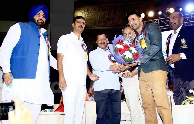 Sangram Singh Promotes Delhi Olympic Games
